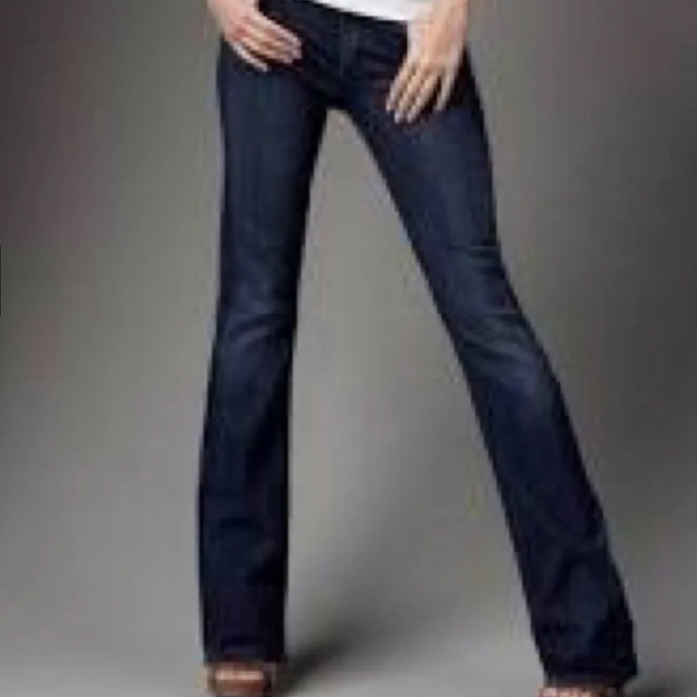 Citizens Of Humanity Dark Blue high rise boot cut jeans